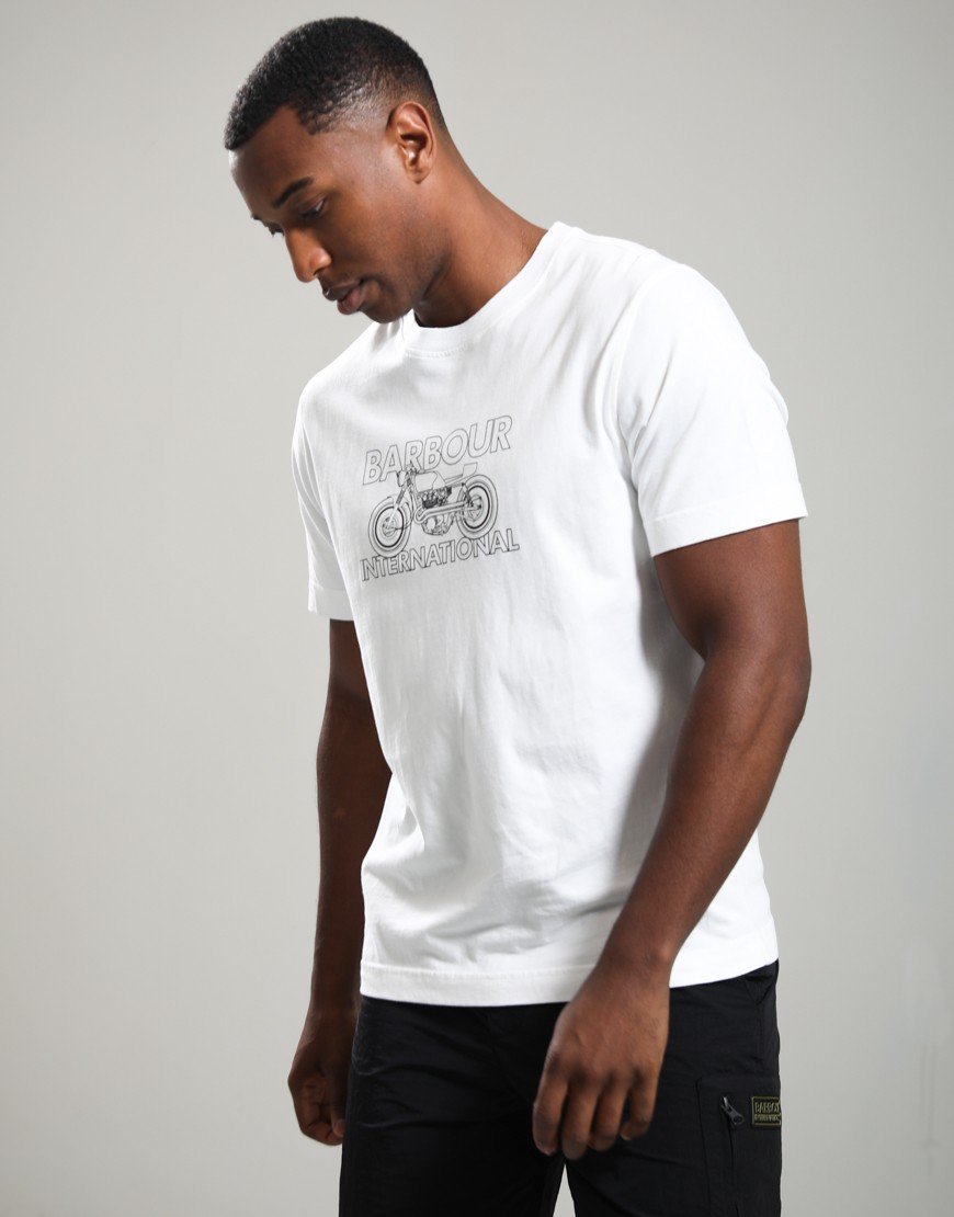 Barbour International Cowl T-Shirt Whisper White