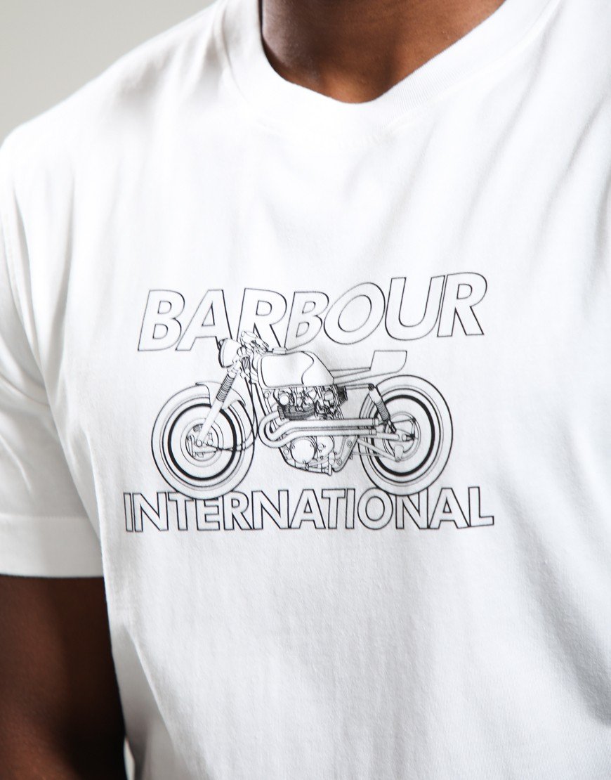 Barbour International Cowl T-Shirt Whisper White
