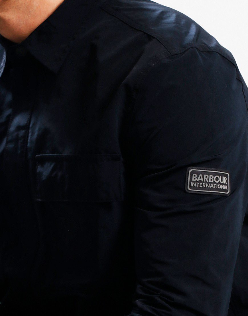 Barbour International Cylinder Overshirt Black