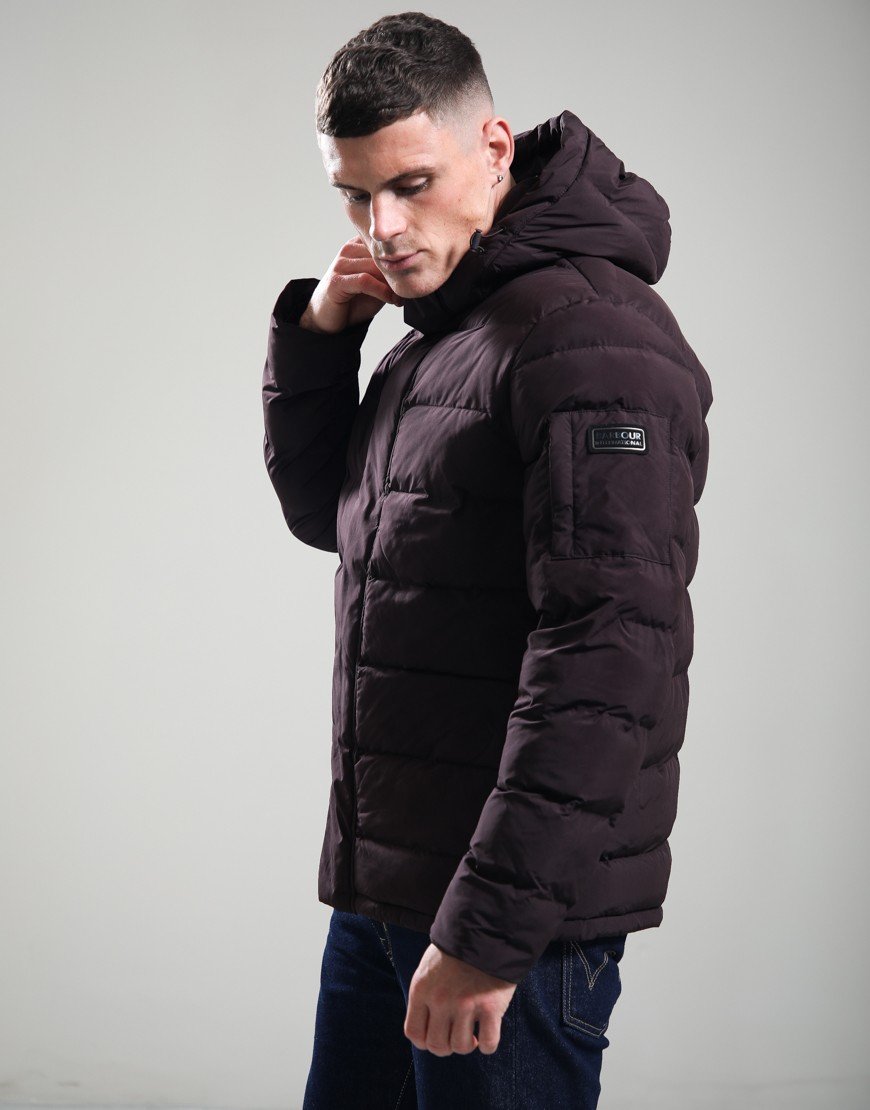 Barbour International Daleson Puffer Jacket Java Red