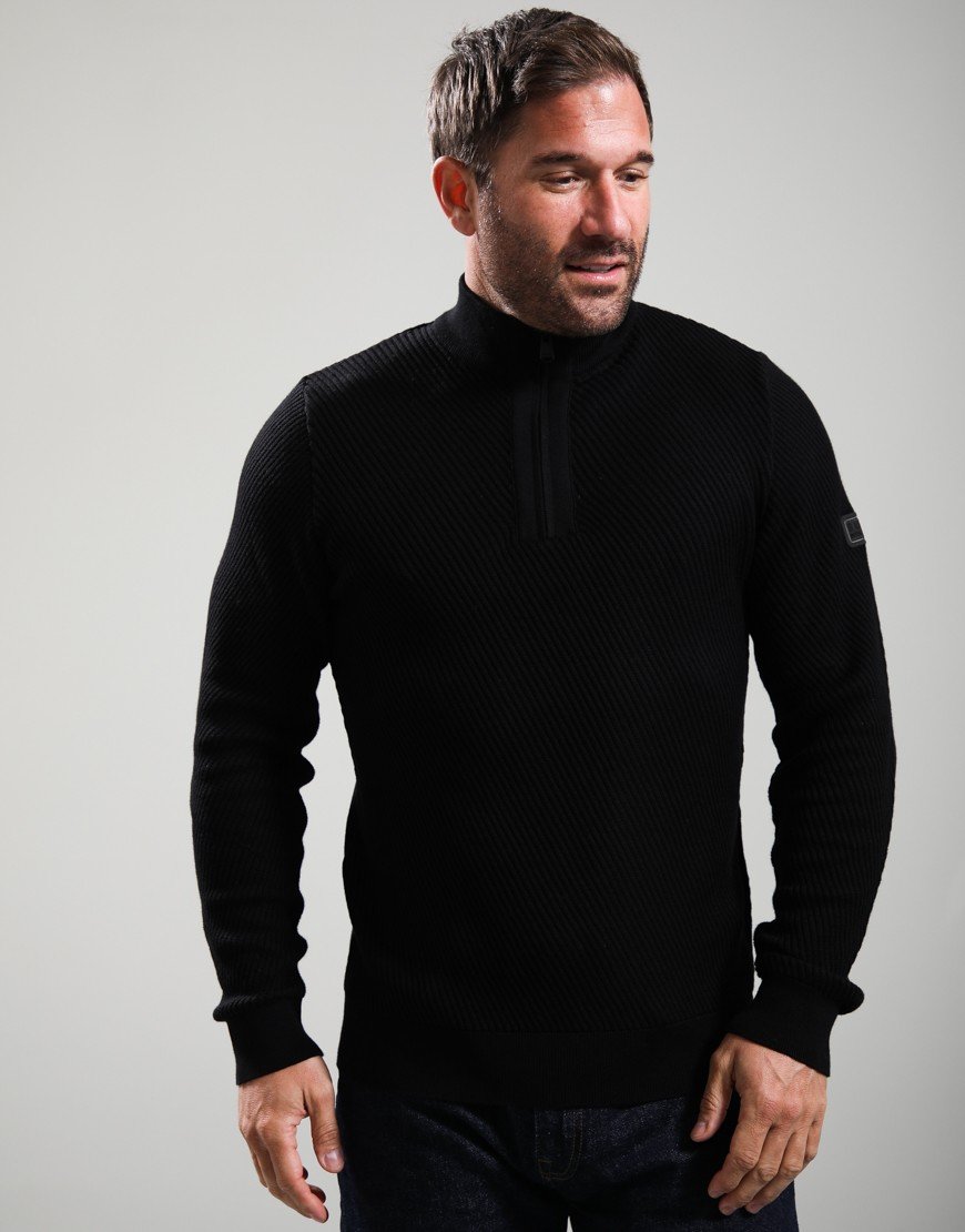 Barbour International Dune Funnel Sweat Black