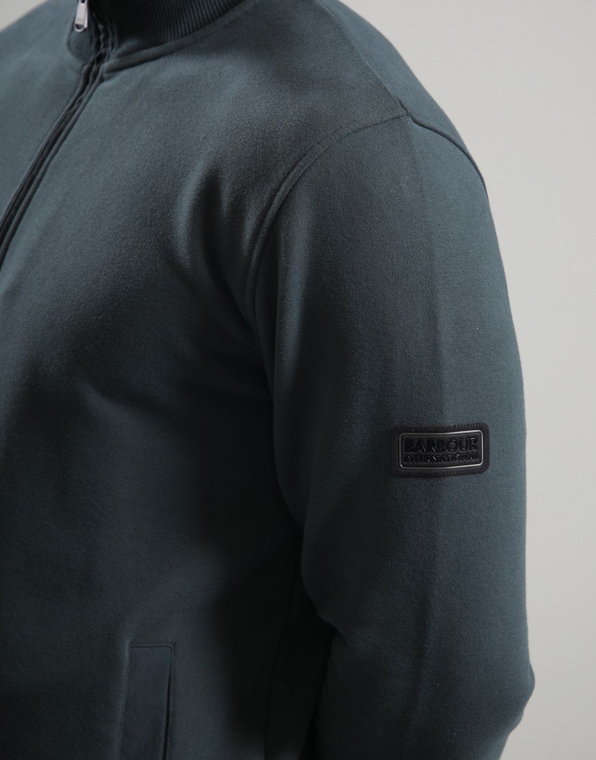 Barbour International Ehan Half Zip Sweatshirt Forest River