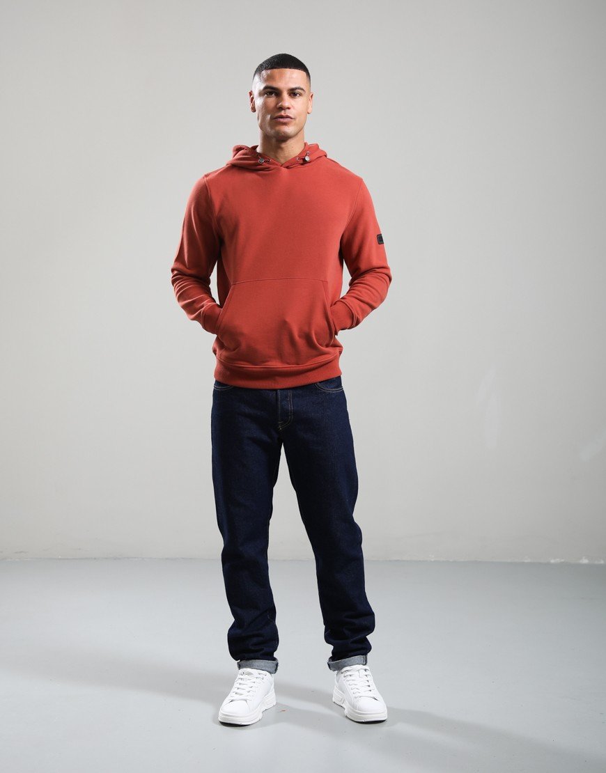 Barbour International Ehan Hoodie Burnt Henna