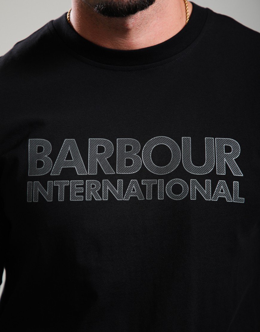 Barbour International Essential Graphic T-Shirt Black