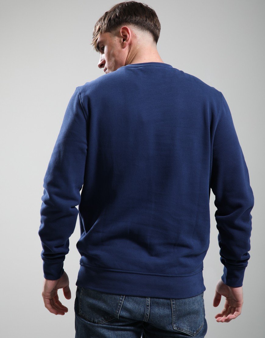 Barbour International Essential Graphic Crew Sweat Insignia Blue