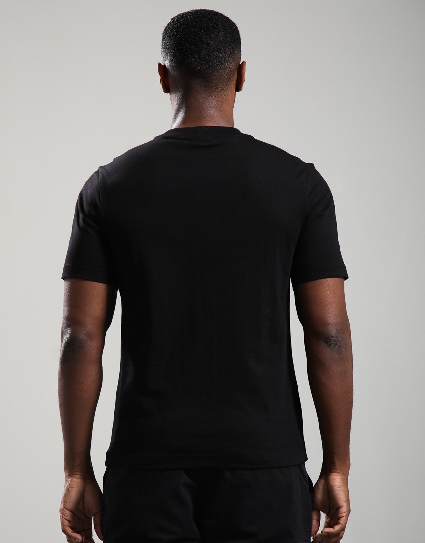 Barbour International Essential Graphic T-Shirt Black/Fire Whirl