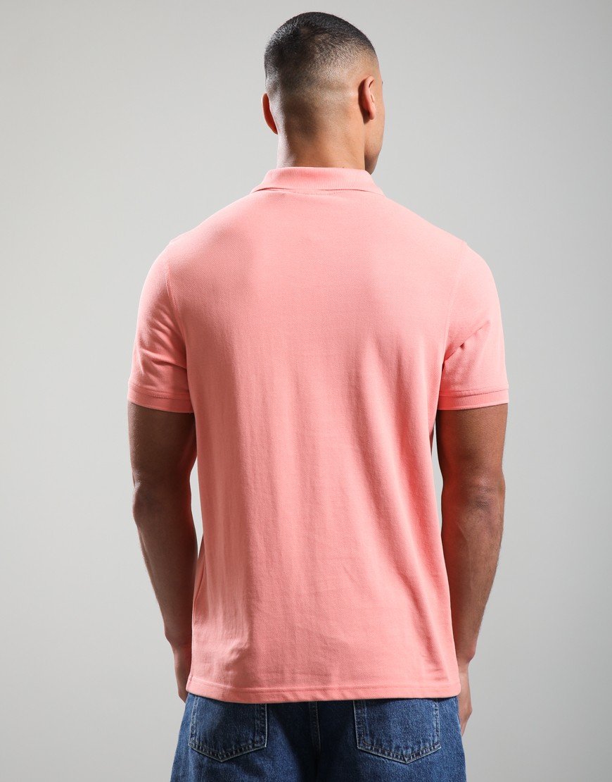 Barbour International Essential Polo Shirt Burnt Coral