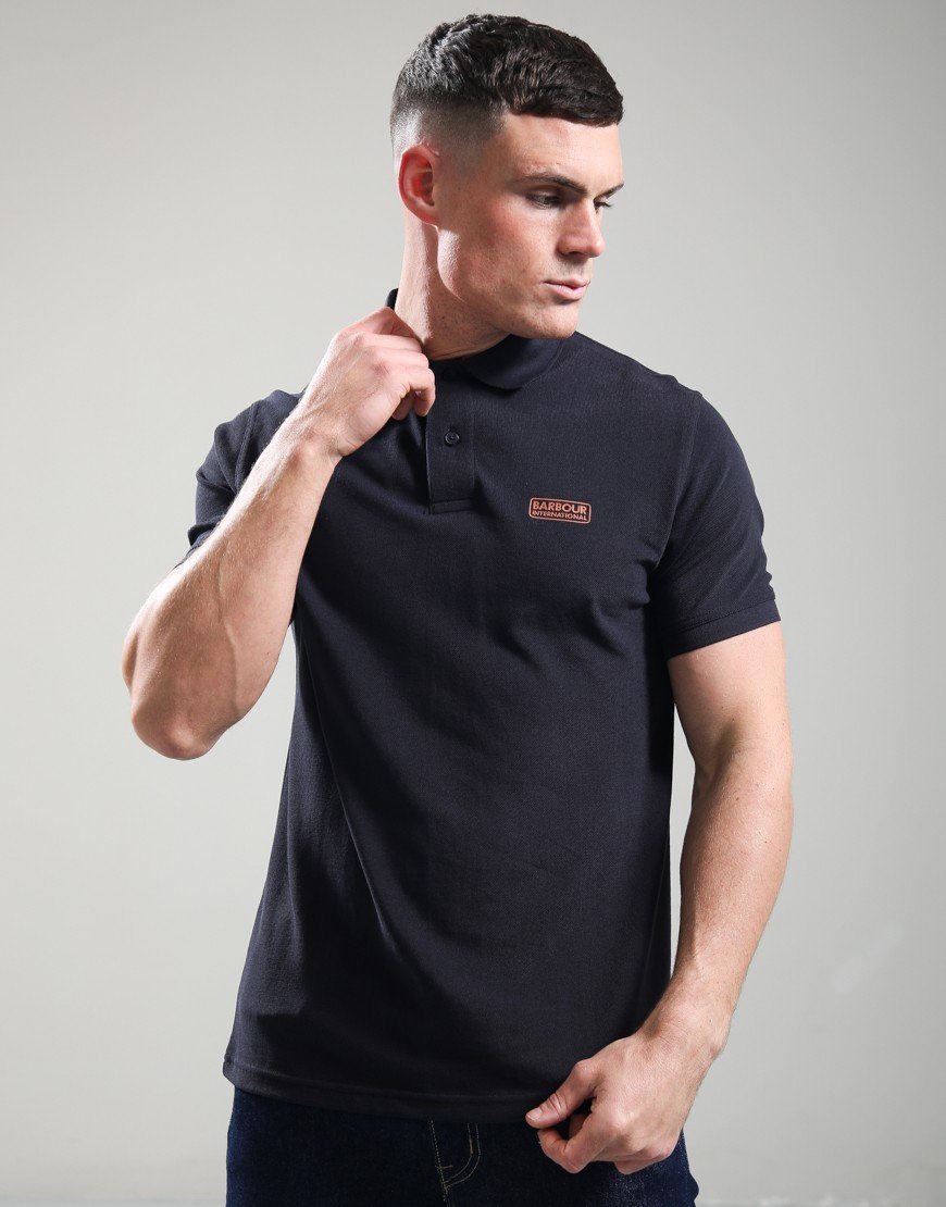 Barbour International Essential Polo Shirt Dark Navy