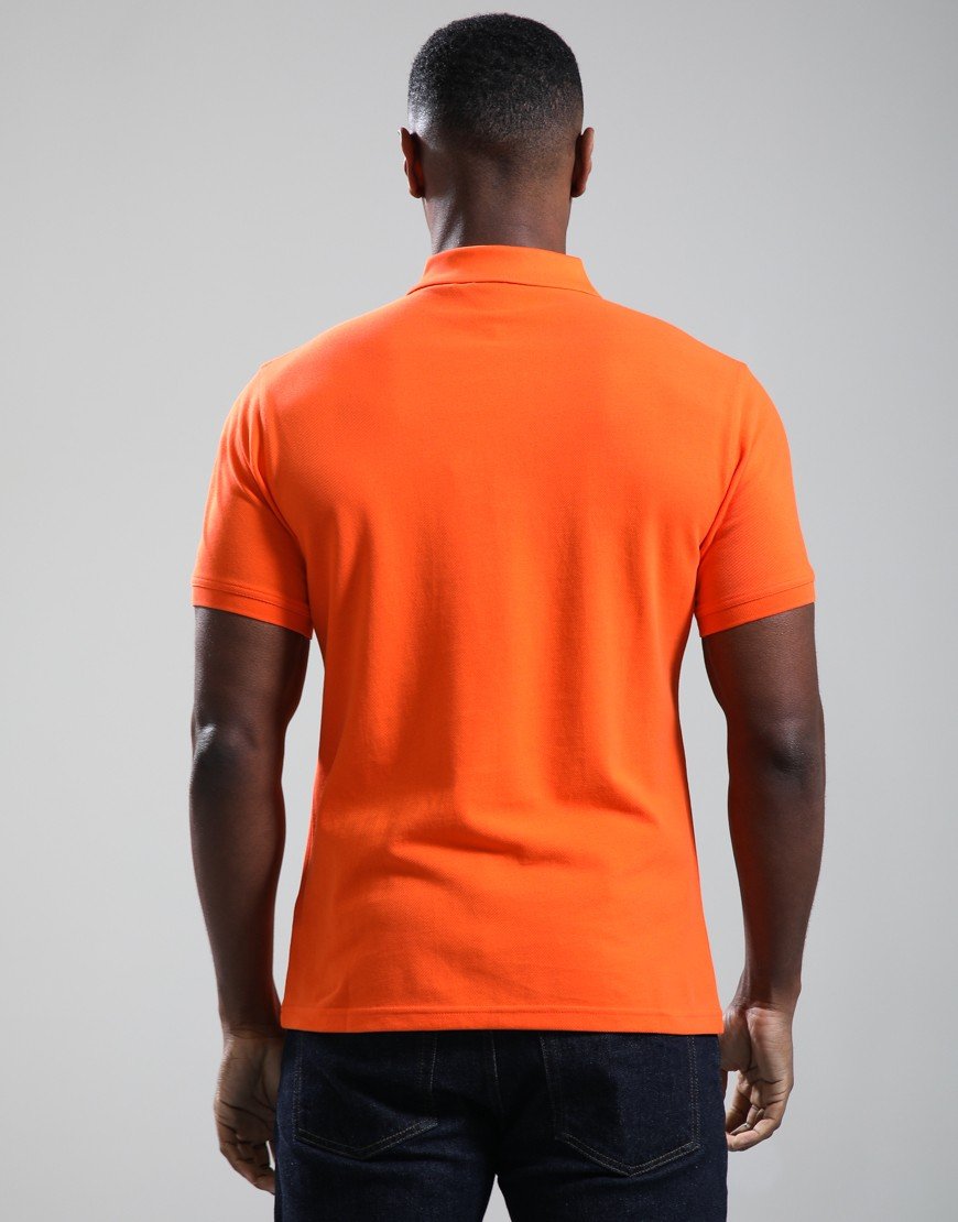 Barbour International Essential Polo Shirt Flame Orange