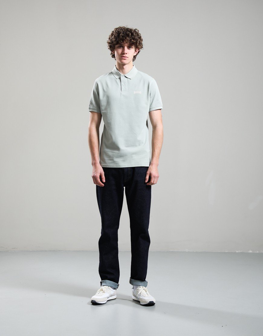 Barbour International Essential Polo Shirt Mineral Grey