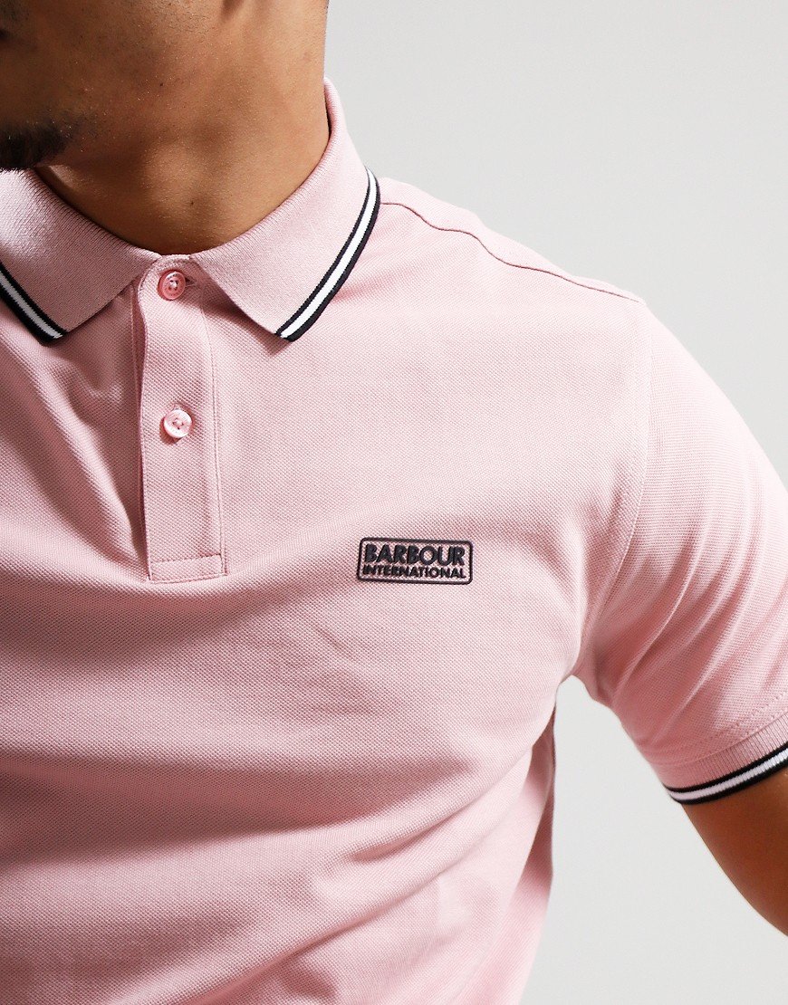 Barbour International Evan Polo Shirt Pink