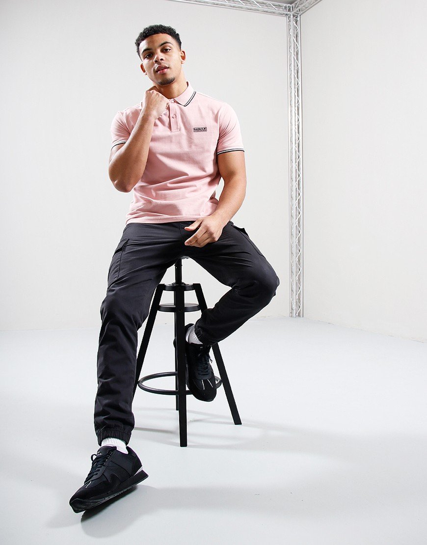 Barbour International Evan Polo Shirt Pink