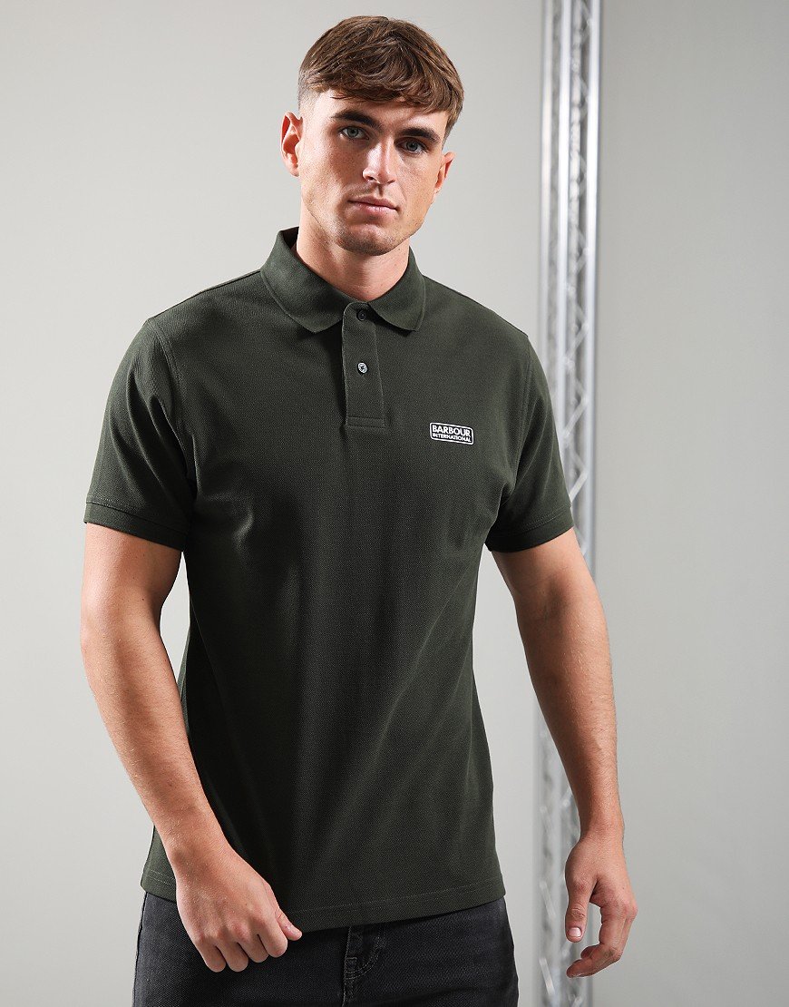 Barbour International Essential Polo Shirt Sage