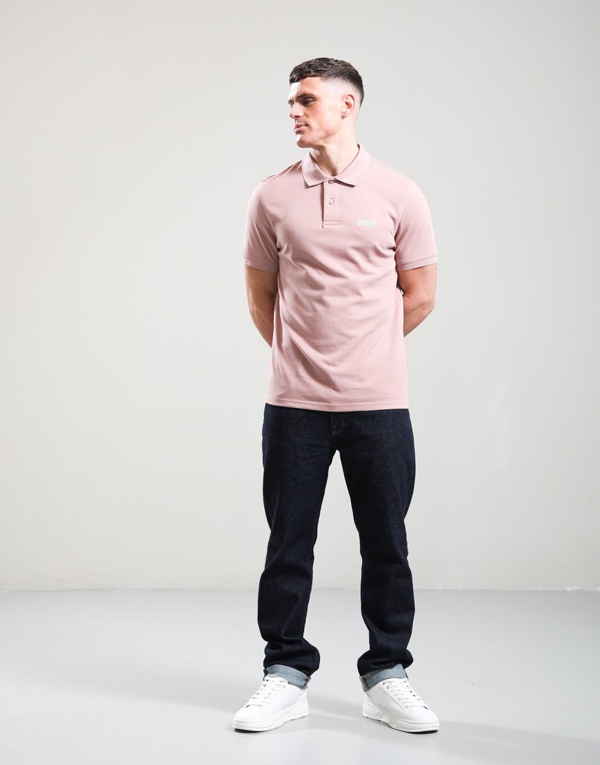 Barbour International Essential Polo Shirt Woodrose
