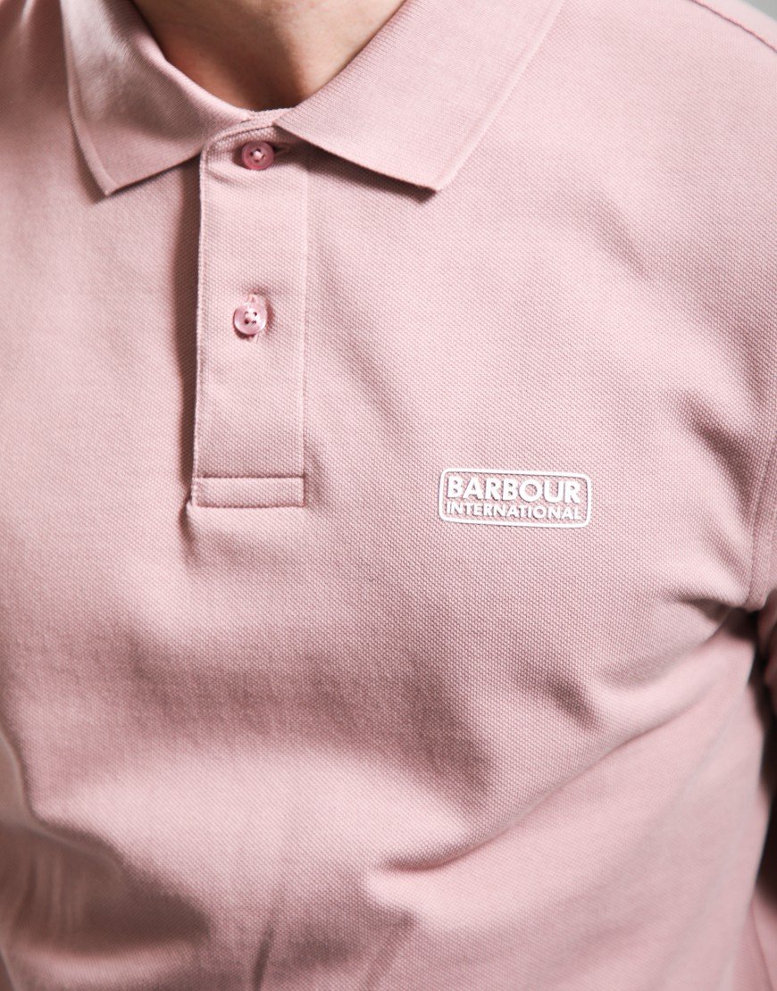 Barbour International Essential Polo Shirt Woodrose