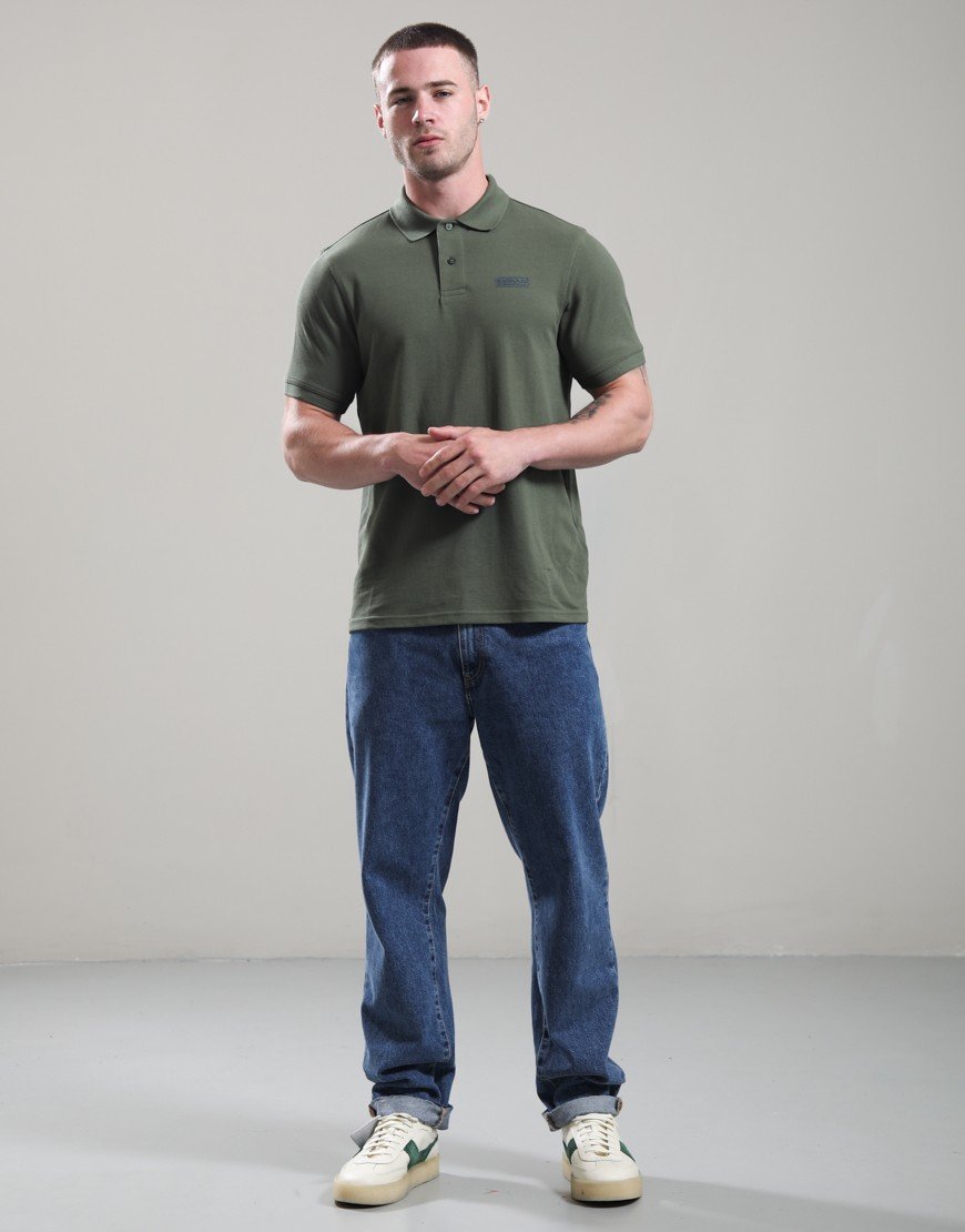 Barbour International Essential Polo Shirt Thyme