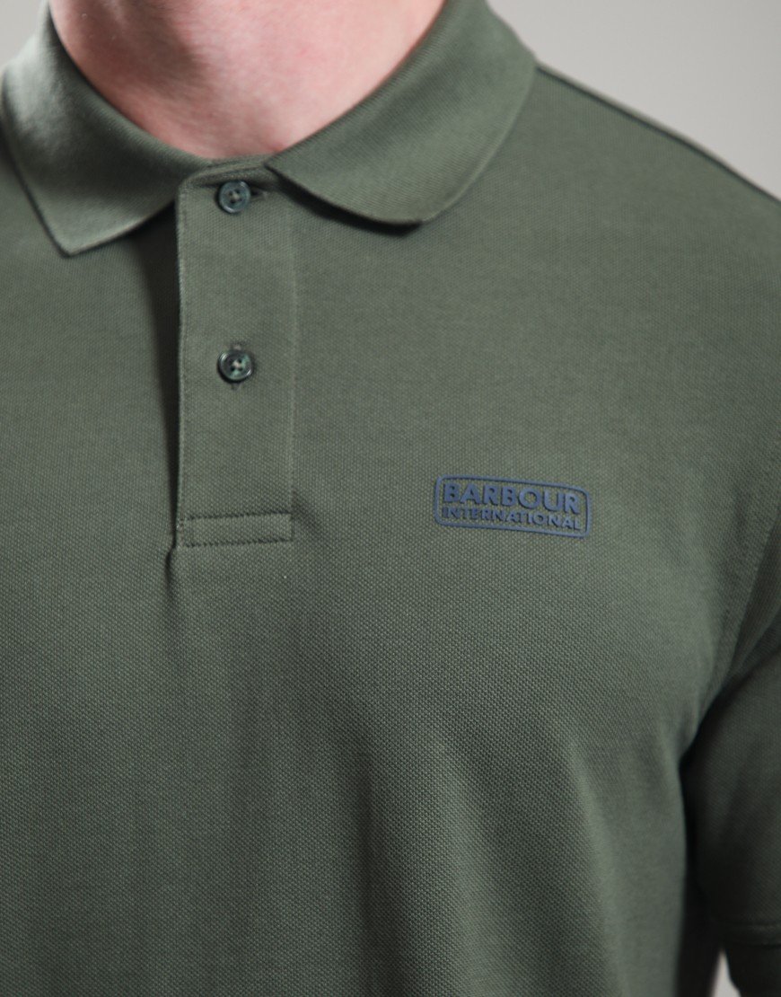 Barbour International Essential Polo Shirt Thyme