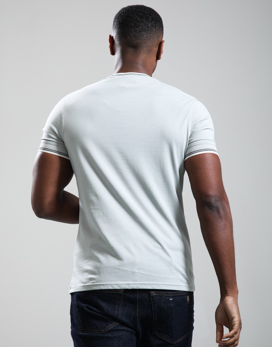 Barbour International Ethan Tipped T-Shirt Mineral Grey