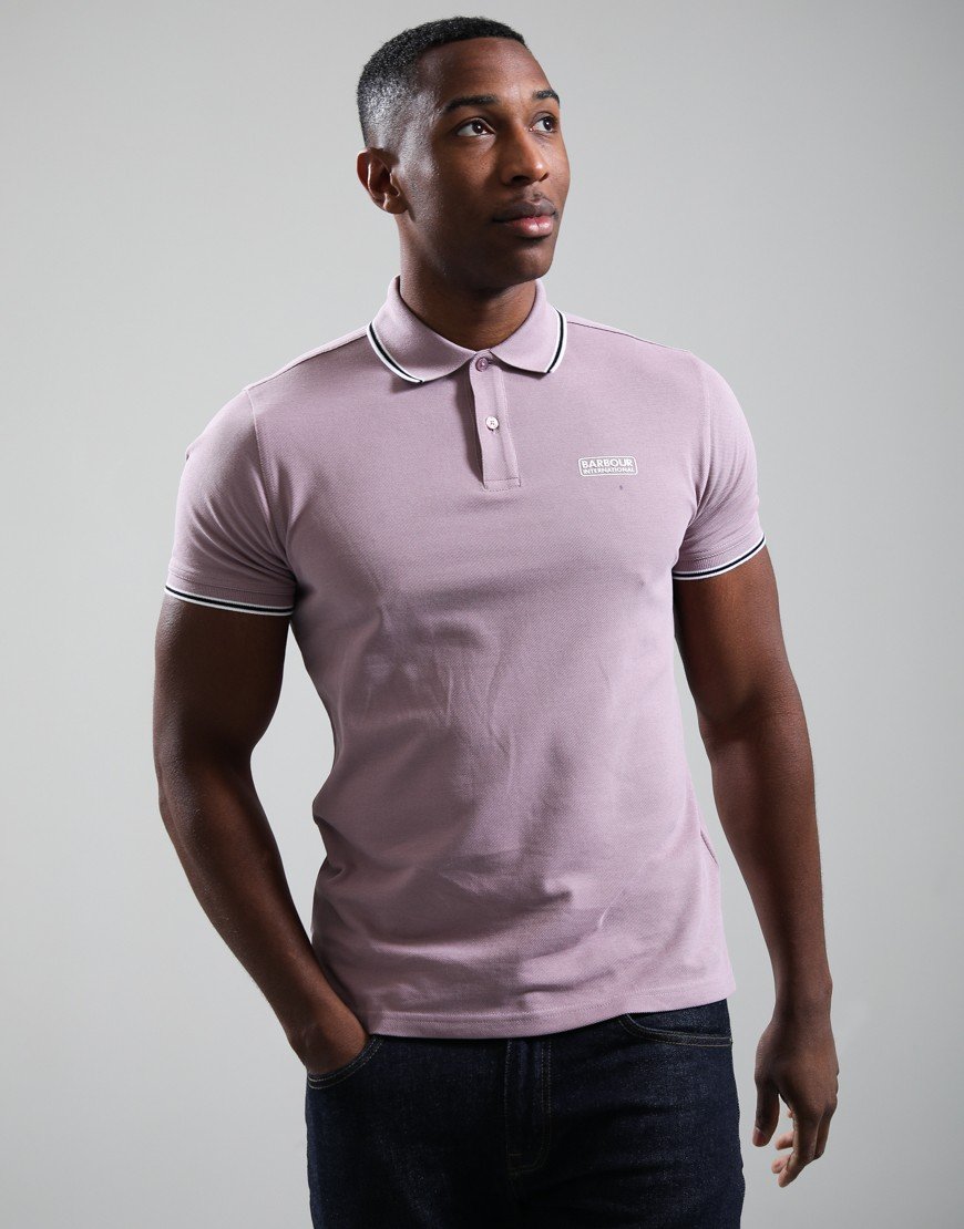 Barbour International Evan Polo Shirt Elderberry