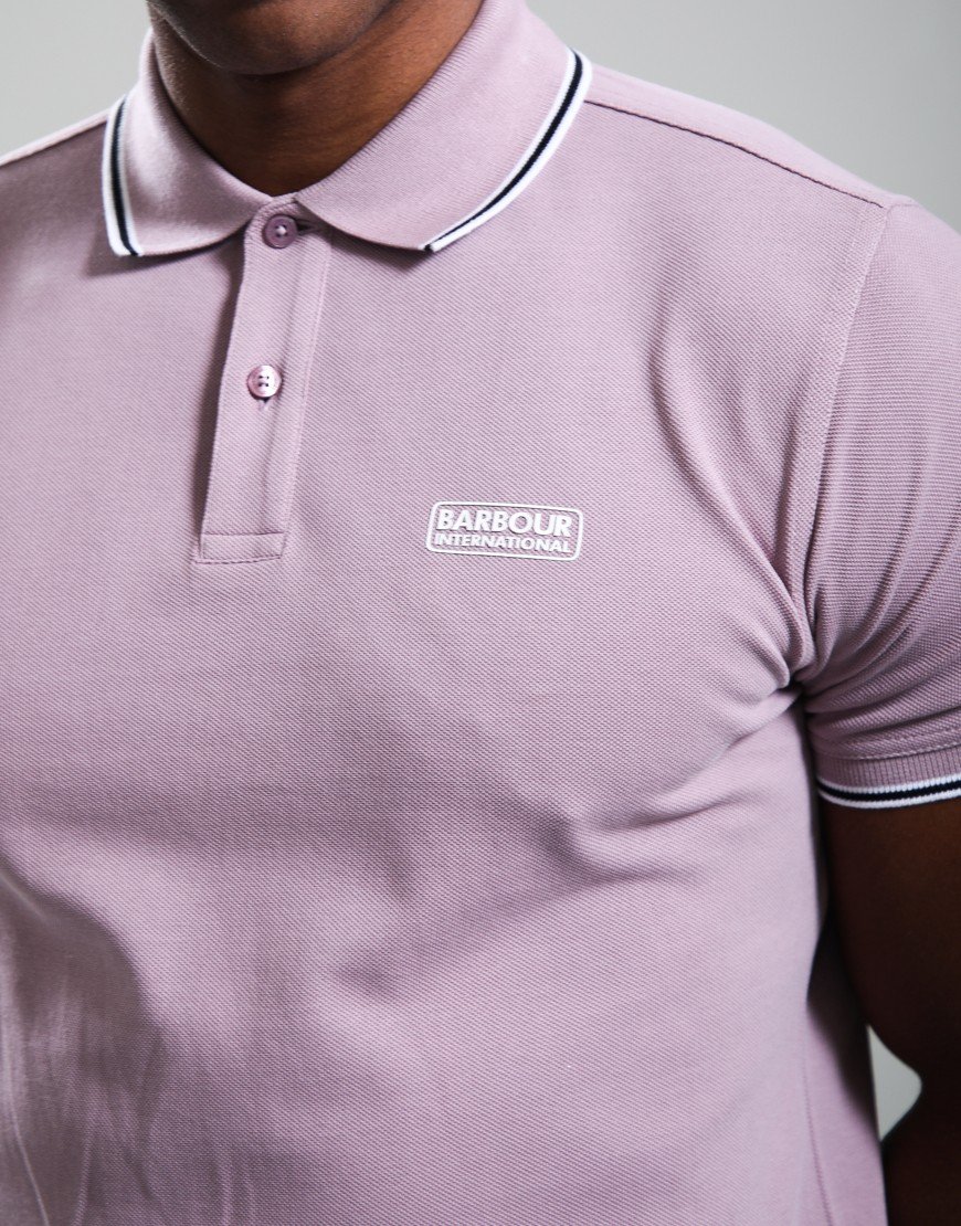Barbour International Evan Polo Shirt Elderberry