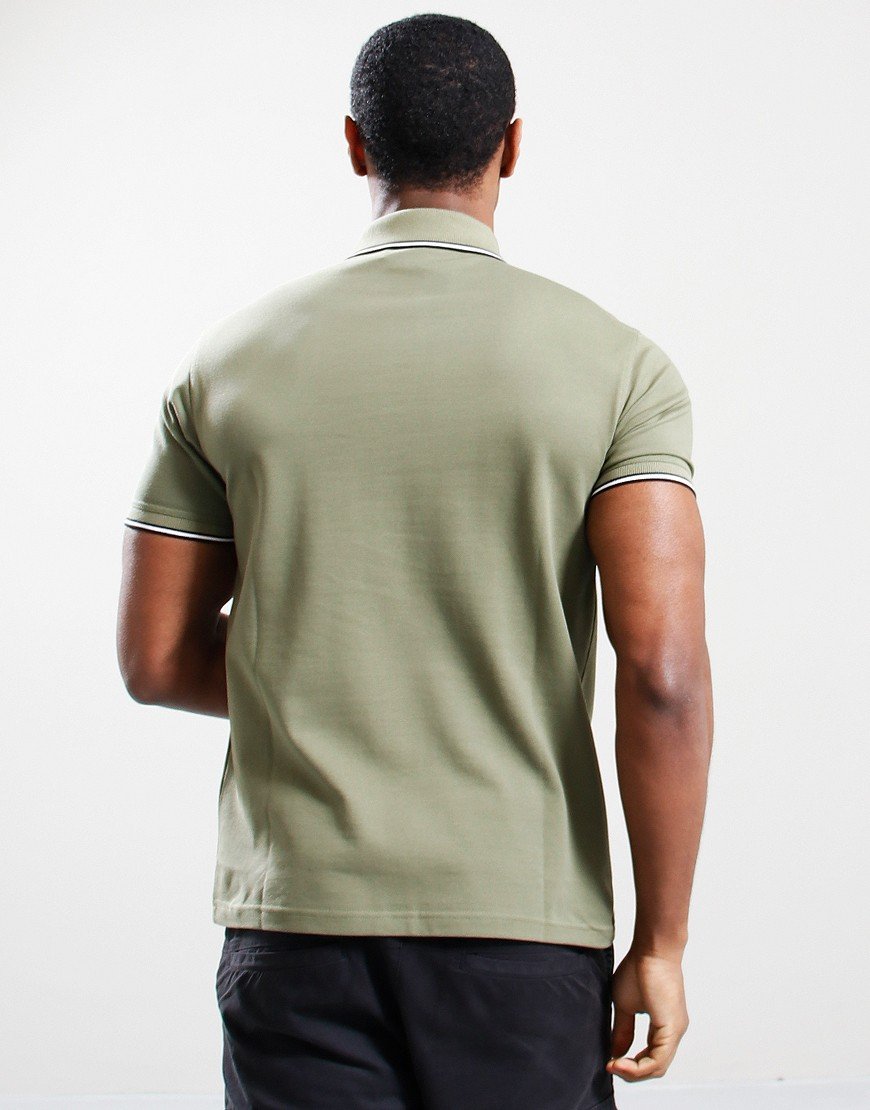 Barbour International Evan Polo Shirt Olive 