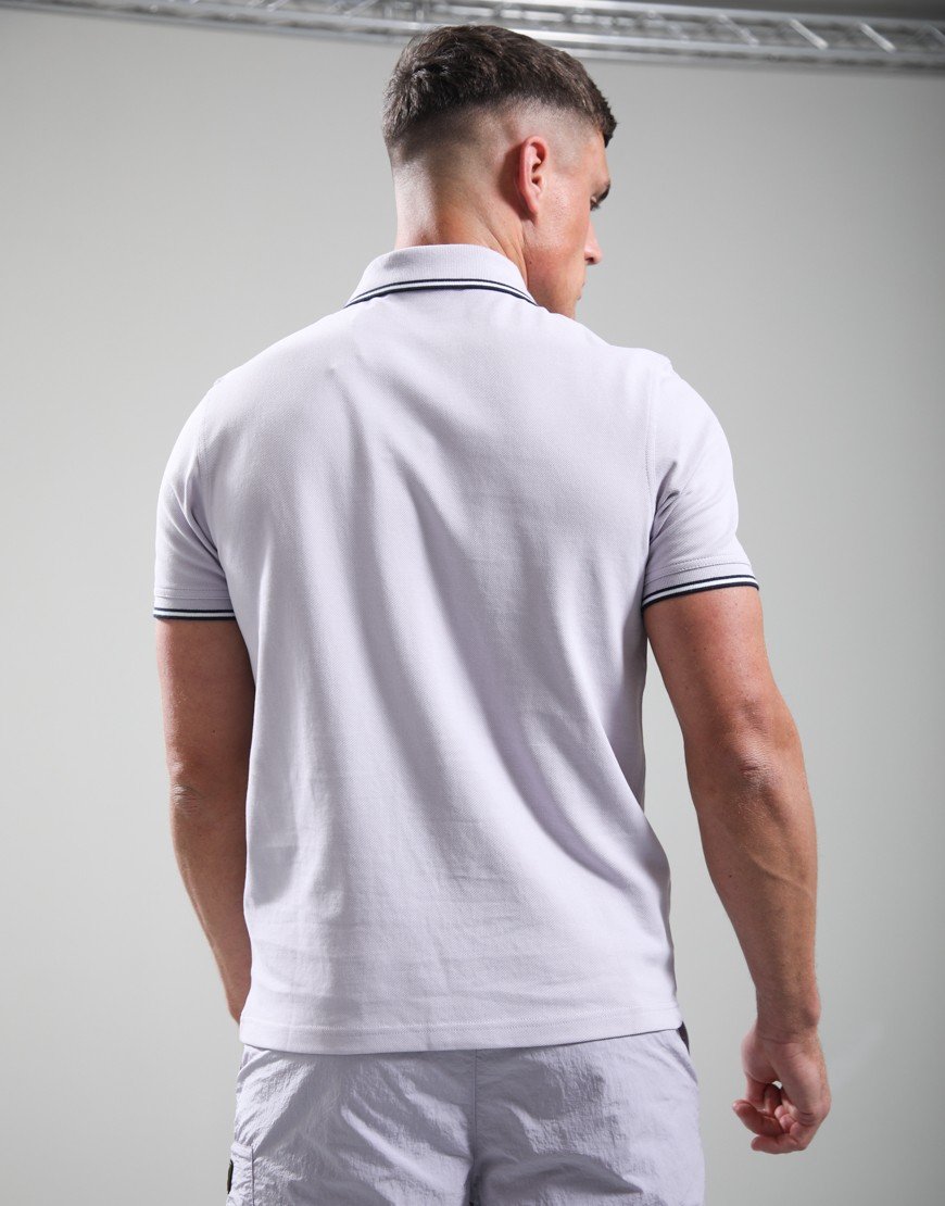 Barbour International Evan Tipped Polo Shirt Thistle