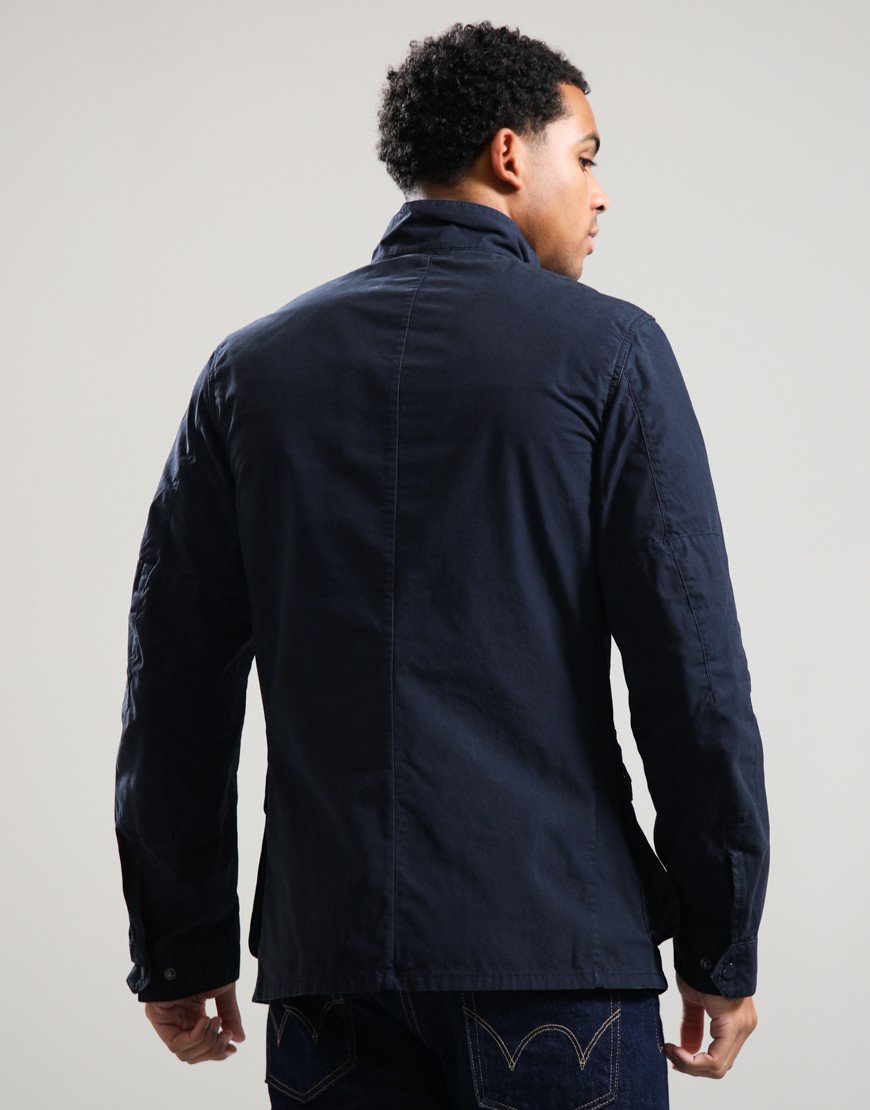 Barbour International Garment Dyed Duke Casual Jacket Navy