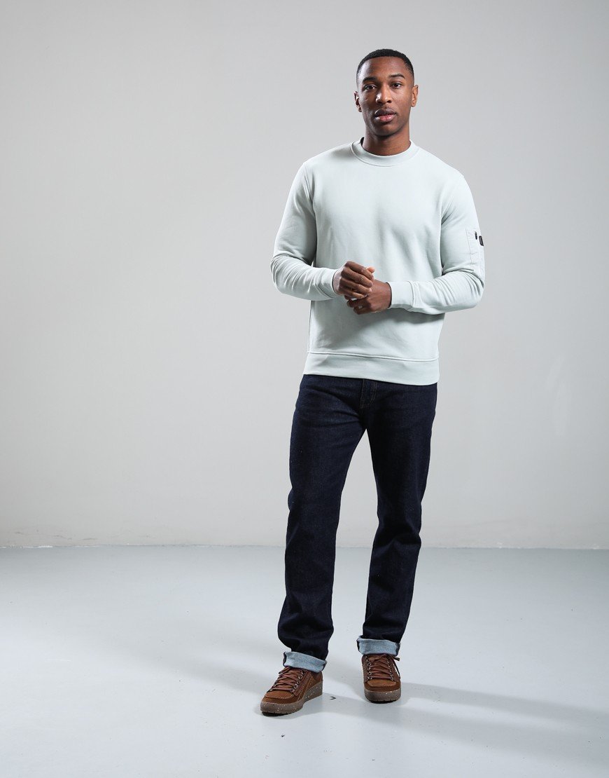 Barbour International Grip Sweat Mineral Grey