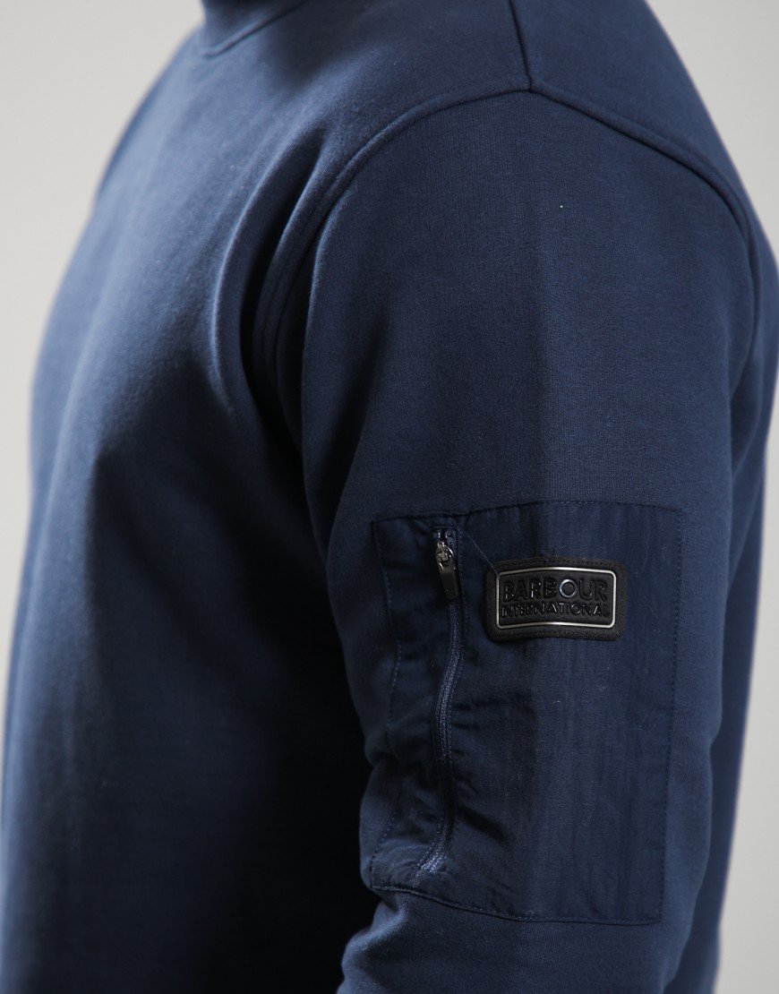 Barbour International Grip Sweat Navy