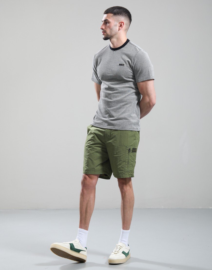 Barbour International Halls Textured T-Shirt Black