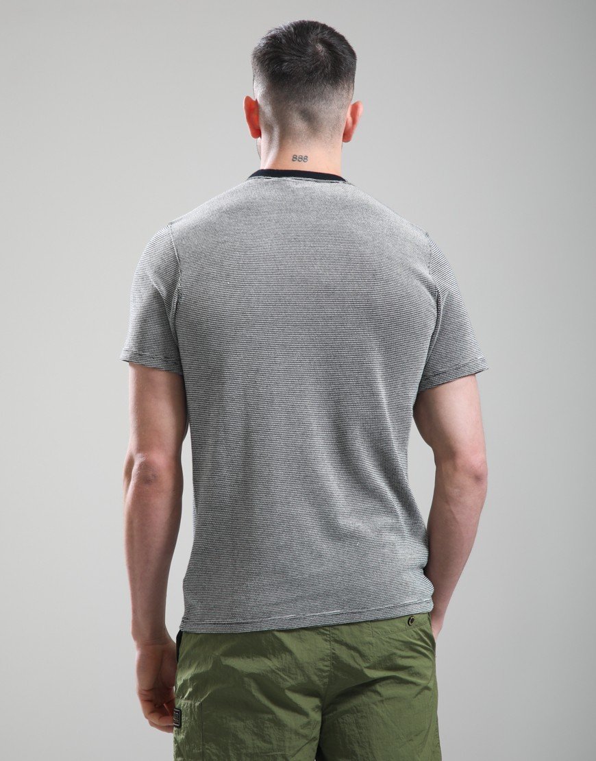 Barbour International Halls Textured T-Shirt Black