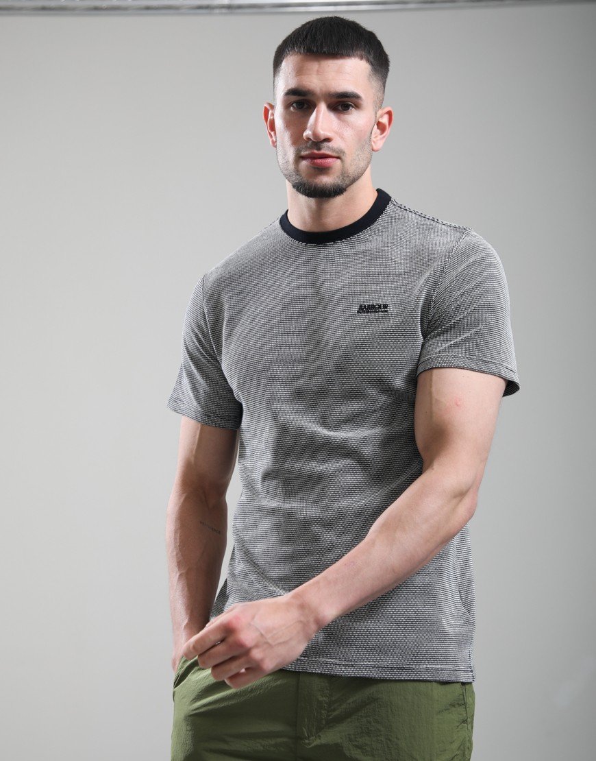 Barbour International Halls Textured T-Shirt Black