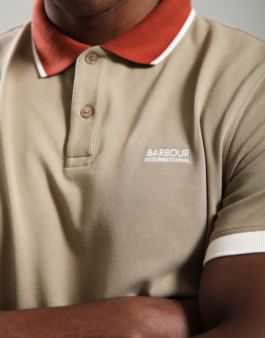 Barbour International Howall Polo Shirt Coriander