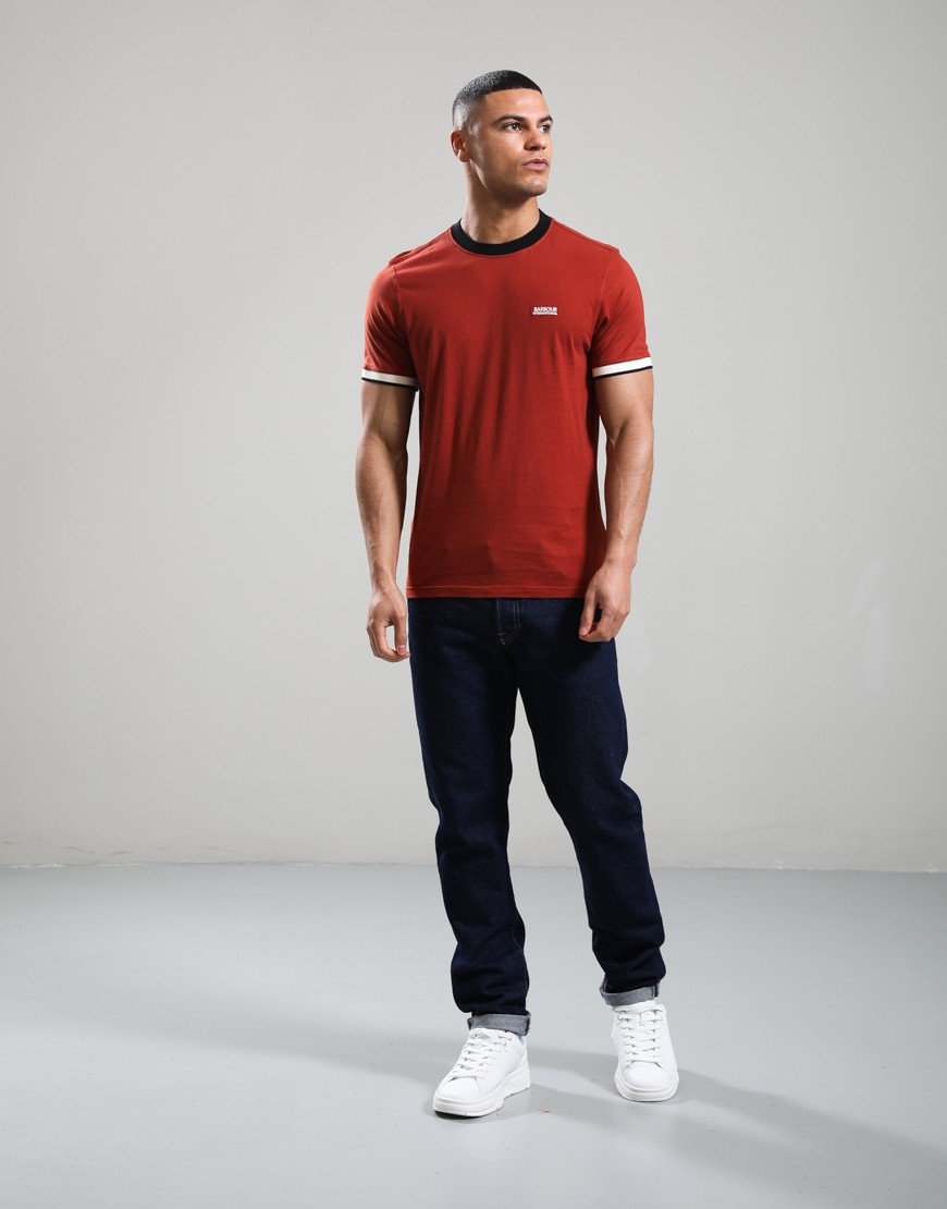 Barbour International Howall T-Shirt Burnt Henna