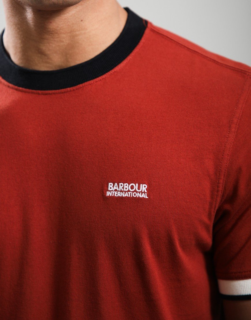 Barbour International Howall T-Shirt Burnt Henna