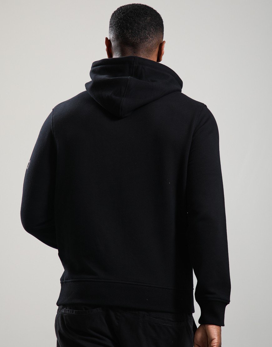 Barbour International Inline Hoodie Black