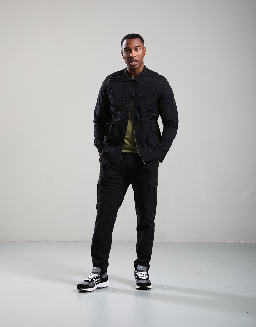Barbour International Inline Overshirt Black