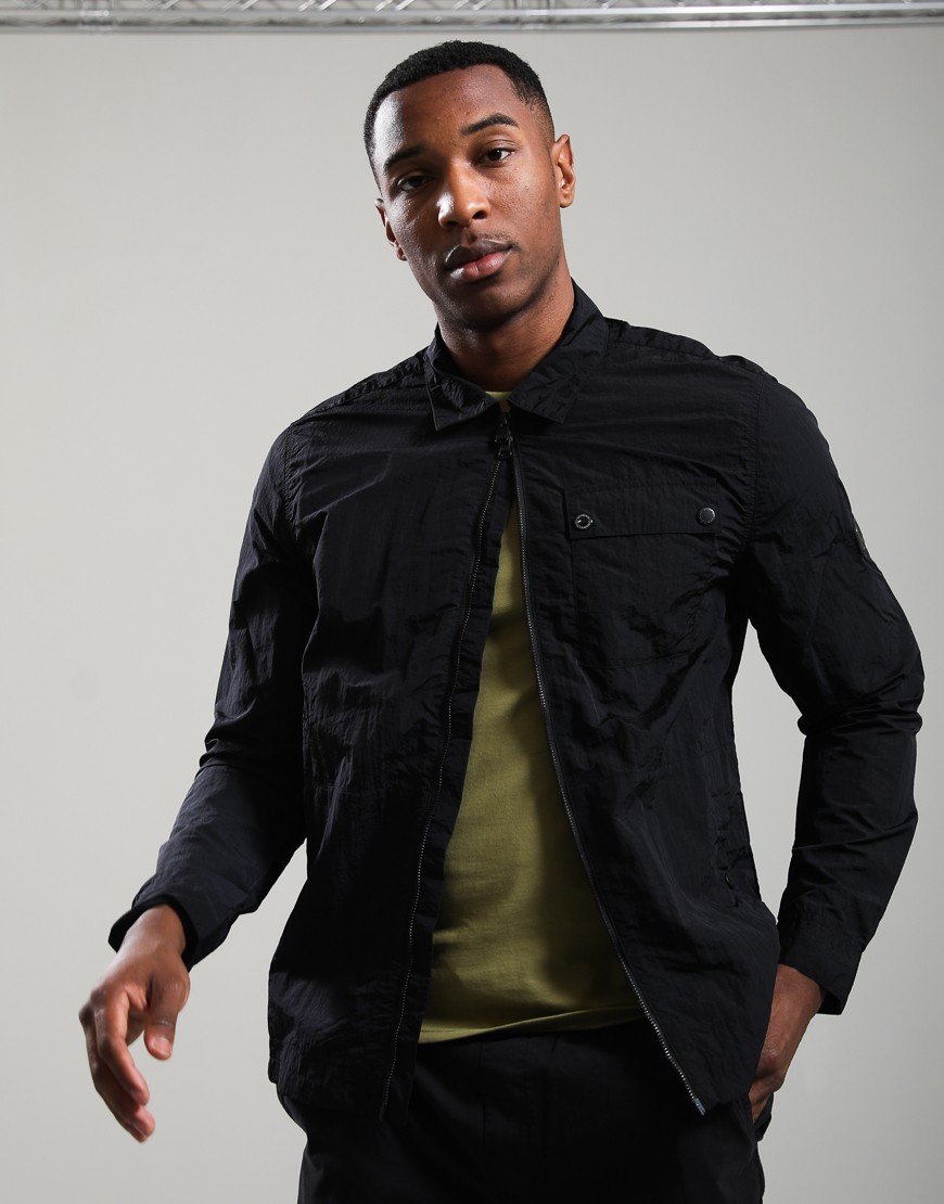 Barbour International Inline Overshirt Black