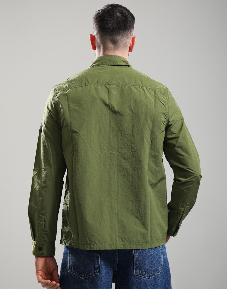Barbour International Inline Overshirt Cable Olive