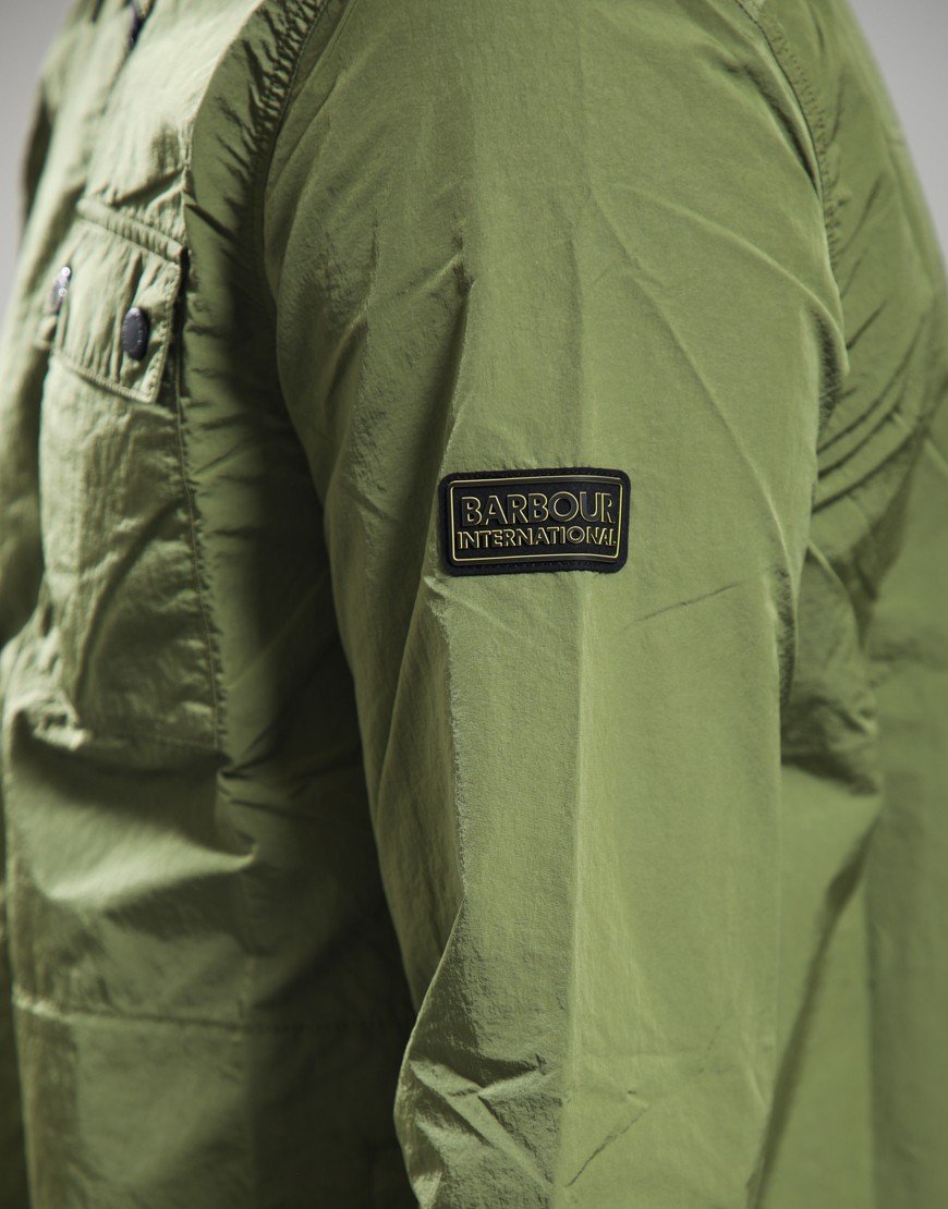 Barbour International Inline Overshirt Cable Olive