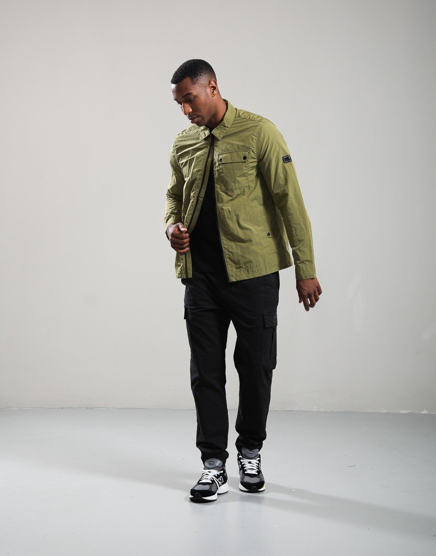 Barbour International Inline Overshirt Fir Green