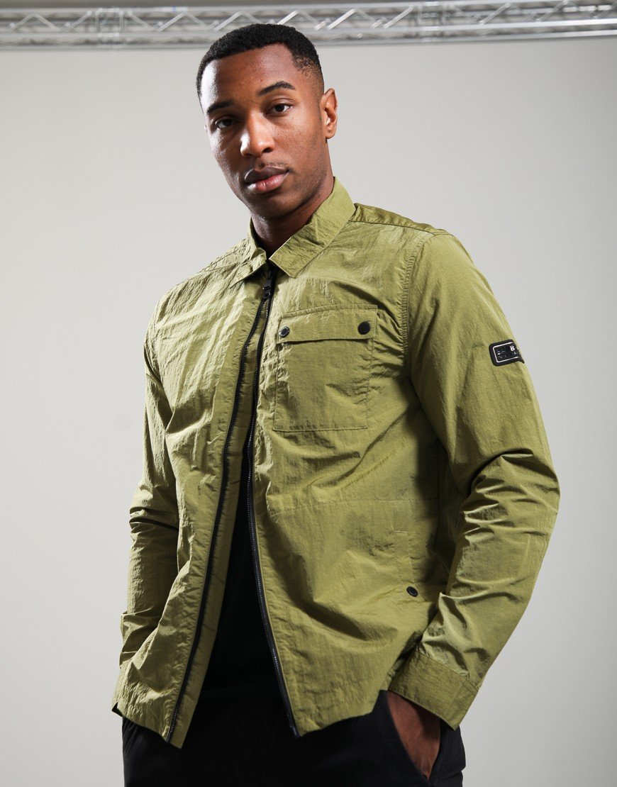 Barbour International Inline Overshirt Fir Green