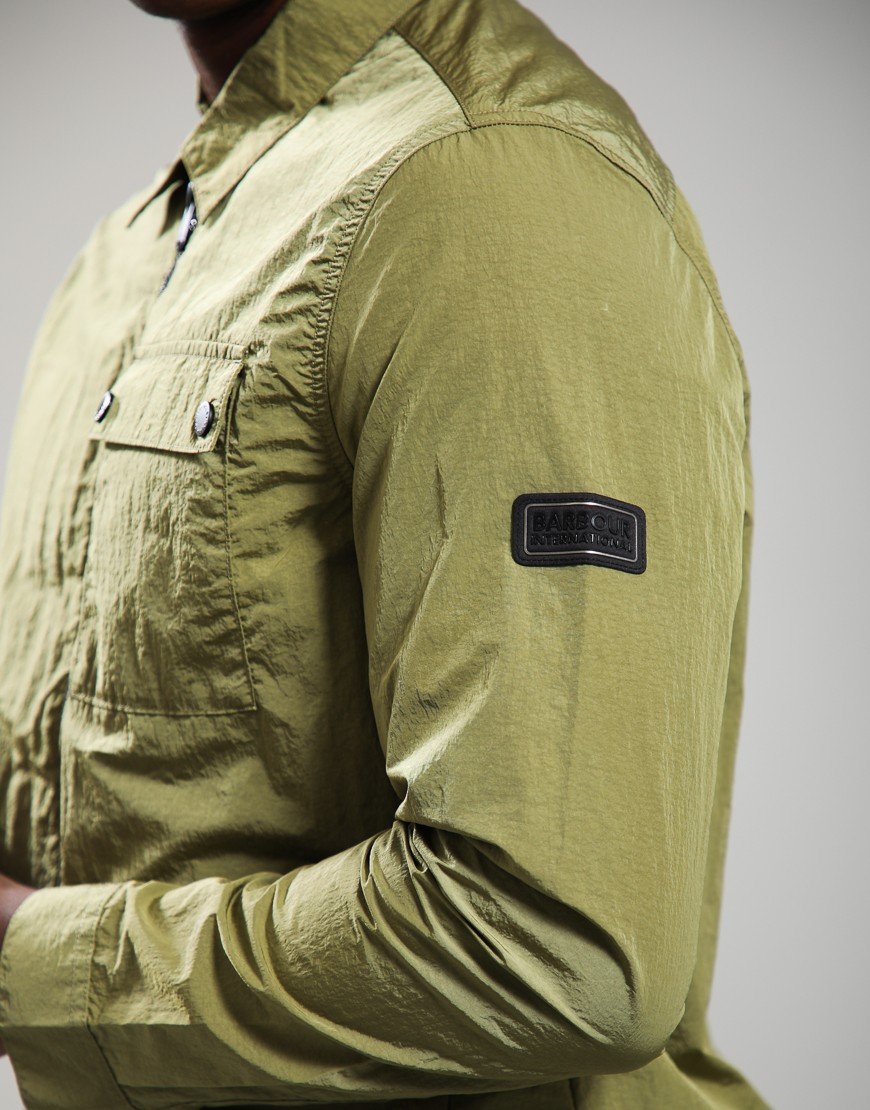 Barbour International Inline Overshirt Fir Green