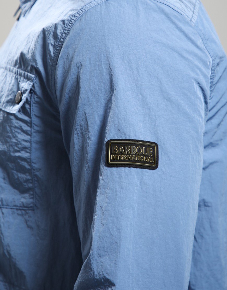 Barbour International Inline Overshirt Force Blue