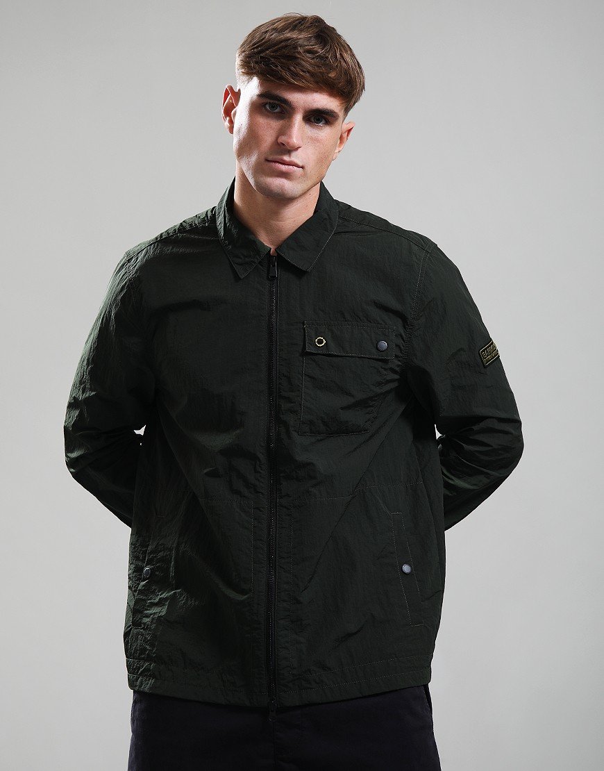 Barbour International Inline Overshirt Sage