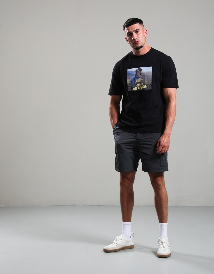 Barbour International Inline Shorts Asphalt