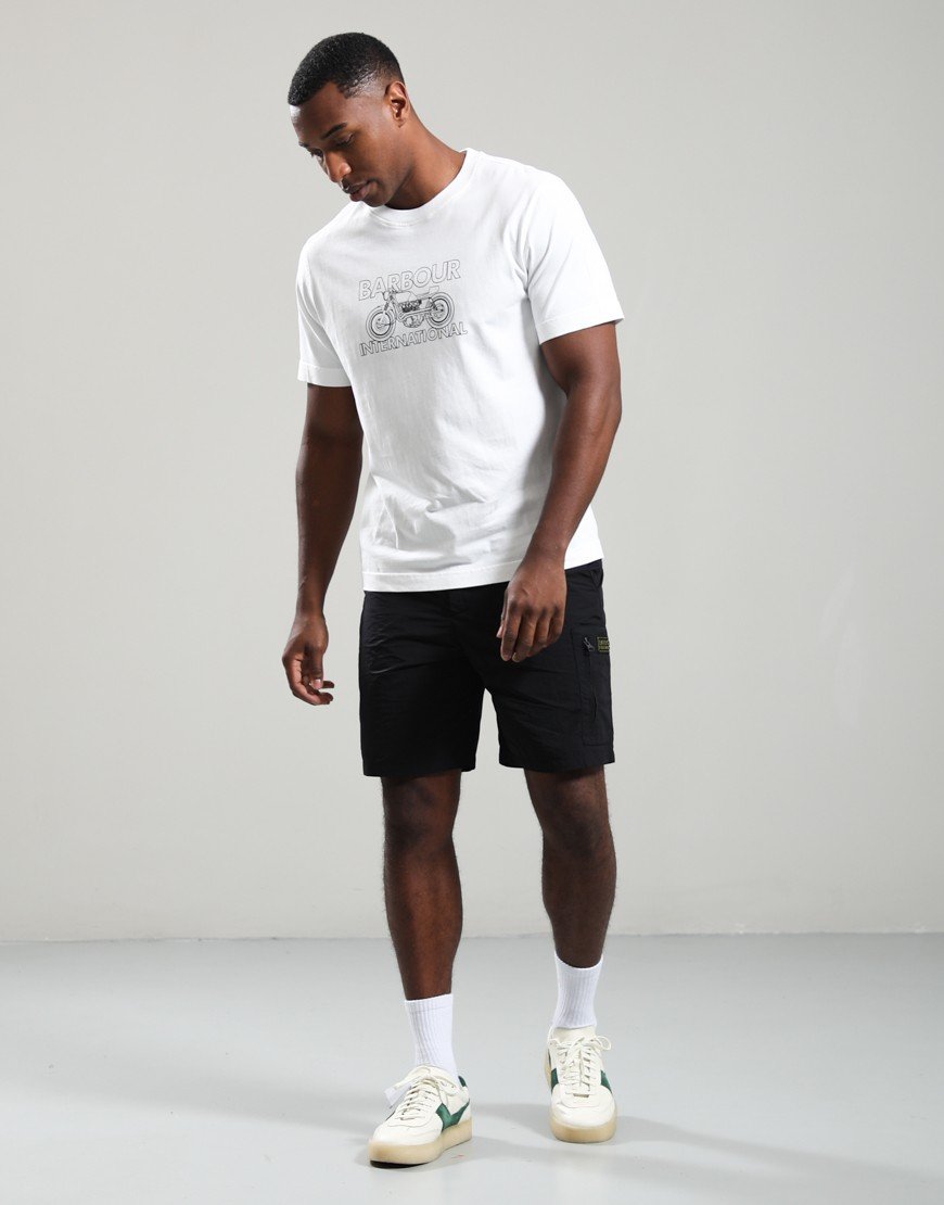 Barbour International Inline Shorts Black