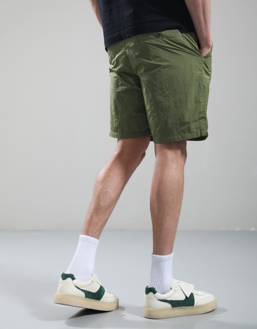 Barbour International Inline Shorts Cable Olive