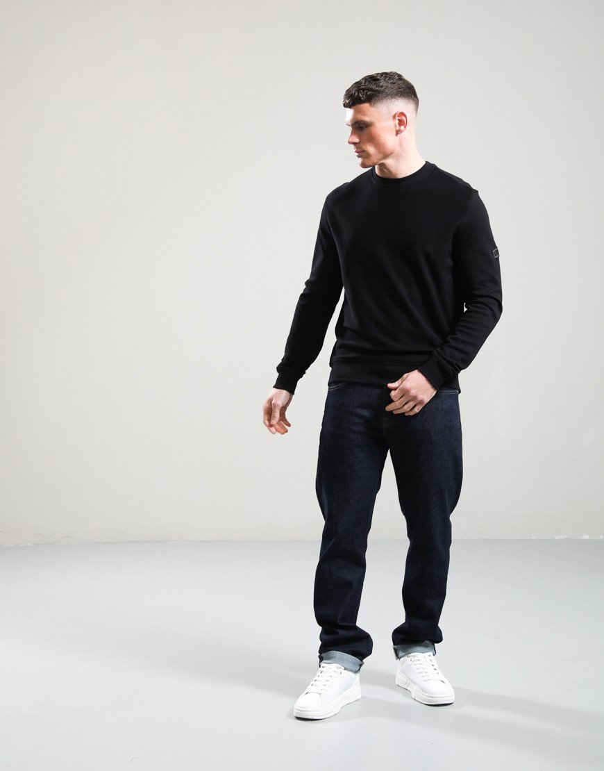 Barbour International Kaspain Crew Sweat Black