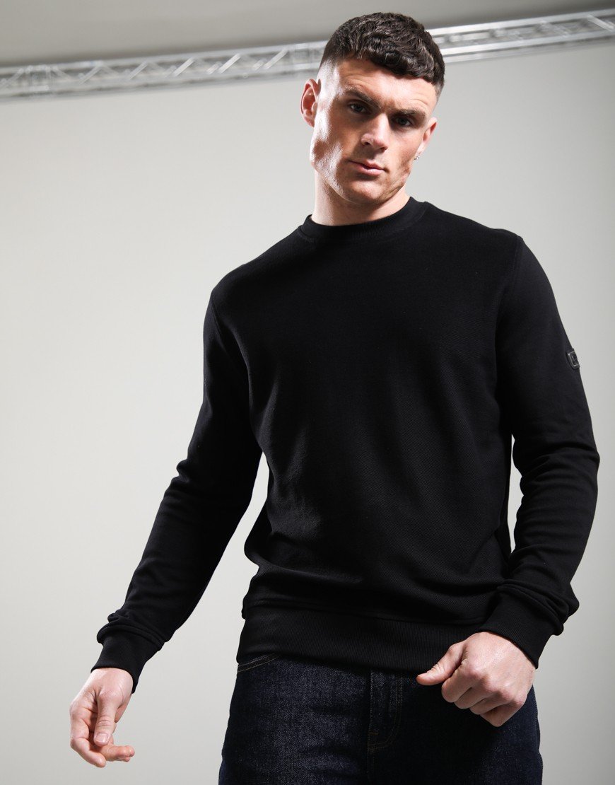Barbour International Kaspain Crew Sweat Black